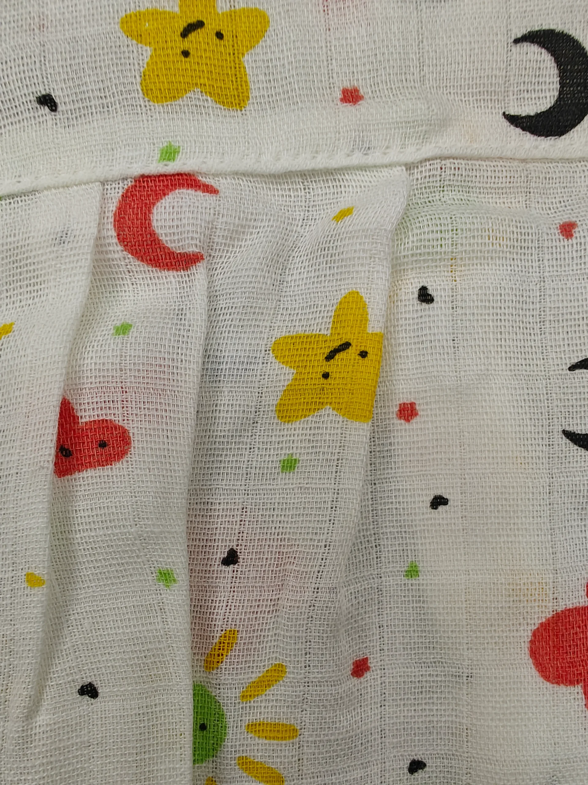 Girls muslin cloth with sun print