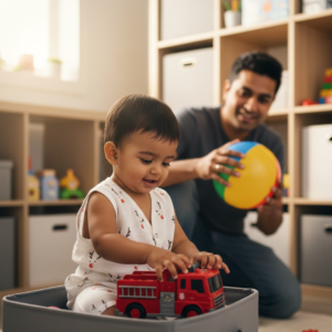 Boys muslin cloth with deer pattern