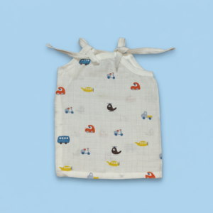 Unisex muslin cloth with helicopter pattern