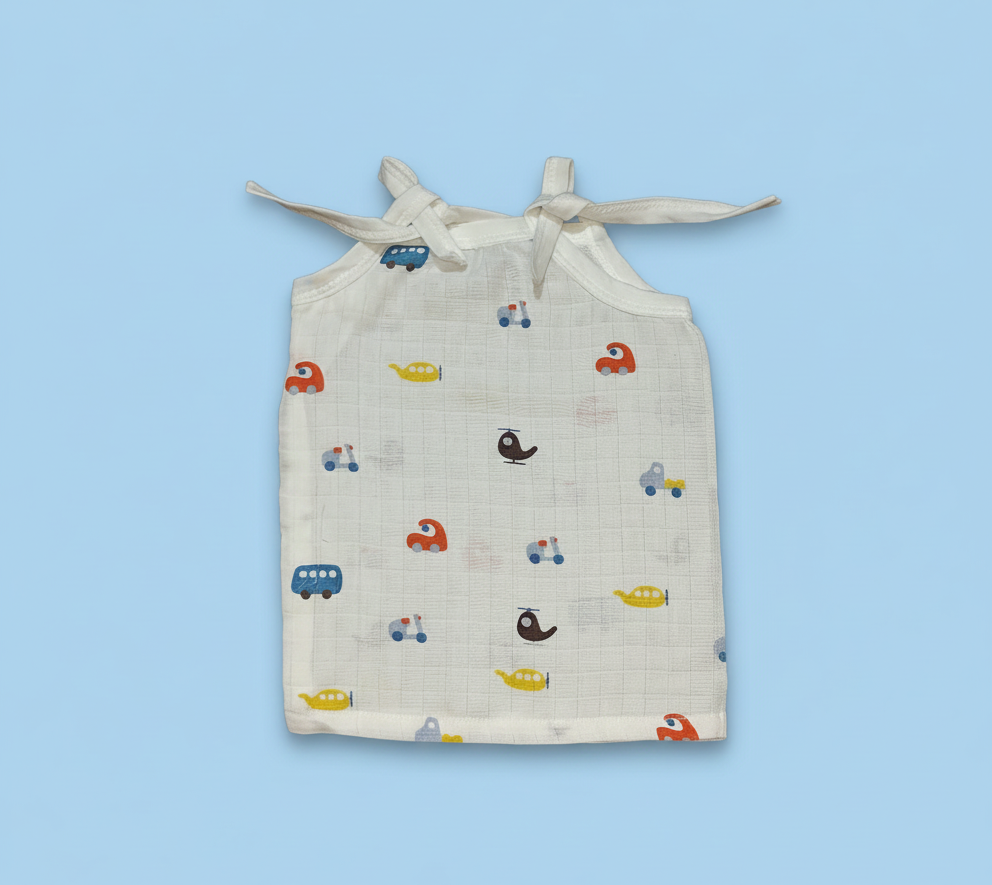 Unisex muslin cloth with helicopter pattern