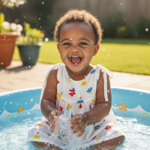 Premium Muslin Cloth with Red and Blue Floral Print