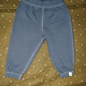 Baby Soft Knit Cotton Jogger Pants - Blue