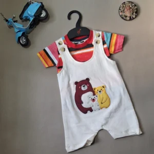 Cuddle Bears Dungaree Set