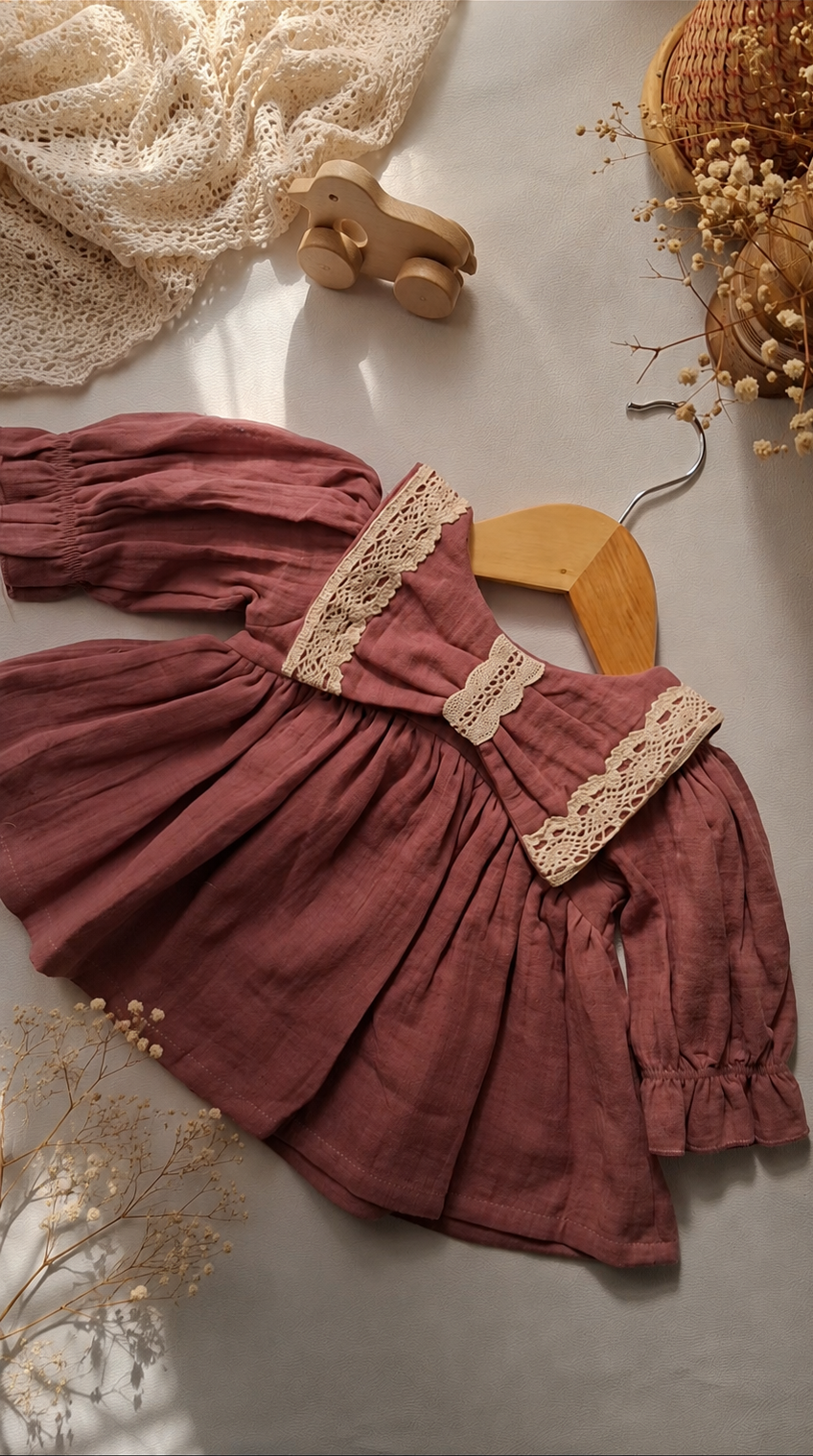 Mauve Lace Frock